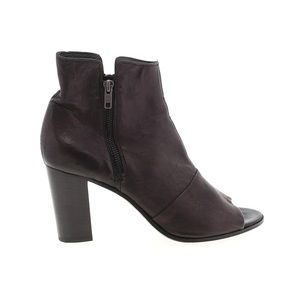 Steven by Steve Madden Zip Peep Toe Booties